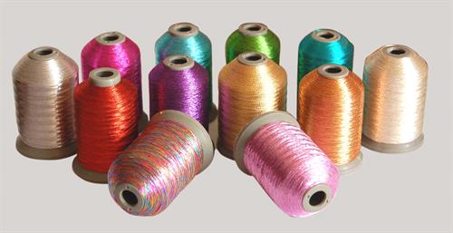 metallic thread